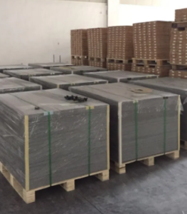 pallets of flooring